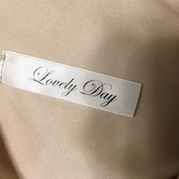 SeXy Lace Overlay Beige Neutral Slip Dress S M - Picture 8 of 8